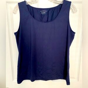 Charter Club woman’s navy microfiber Tank Top extremely comfortable Large
